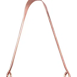 GUBB Copper Tongue Cleaner, Ayurvedic Tongue Scraper for Bad Breath - Round-picture-13