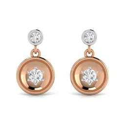 WHP JEWELLERS Warm Glow 18 KT Rose Gold Earring For Women.-picture-34