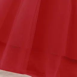 YK Embellished Net Fit & Flare Dress image 5