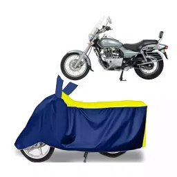 Auto Pearl Bike Cover for Bajaj Avenger (Yellow & Blue)-picture-23