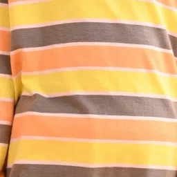 Anthrilo Kids Peach Cotton Printed Full Sleeves T-Shirt & Trouser image 4