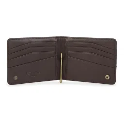PERQUISITE Brown Casual Leather Bi-Fold Wallet for men image 4