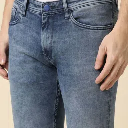 Allen Solly Blue Cotton Skinny Jeans image 4