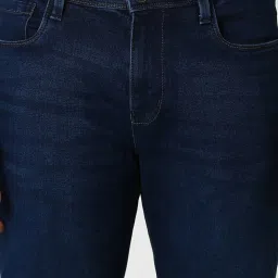 Van Heusen Denim Labs Navy Cotton Slim Fit Jeans image 4