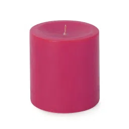 Pure Home and Living Pink Apple Cinnamon Pillar Candle image 4