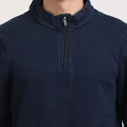Turtle Navy Relaxed Fit Printed Sweatshirt image 4
