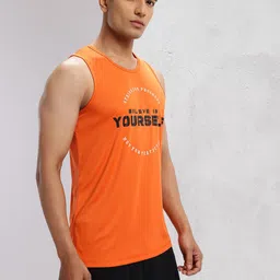 HRX by Hrithik Roshan Men Typography Printed Rapid-Dry Training T-shirt image 3