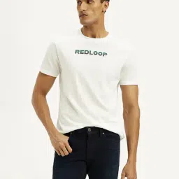 Levi's White Cotton Slim Fit Printed T-Shirt-picture-33