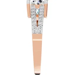Sparkles Lab Grown Diamond 14k (585) Rose Gold Ring Women image 4