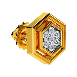 Kisna Diamond & Gold Jewellery 14k (585) Gold Reef Earring-picture-30