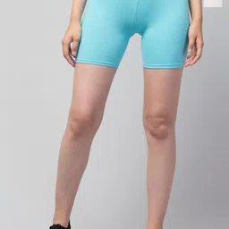 Attire Zone Women Pack Of 2 Skinny Fit Low-Rise Cycling Sports Shorts-picture-32