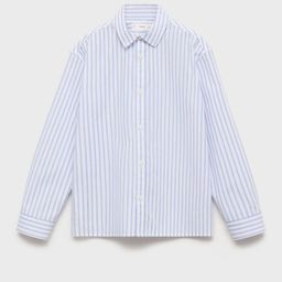 Mango Kids Boys Striped Pure Cotton Casual Shirt-picture-38