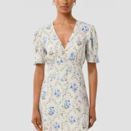 Forever New Blue Garden Trellis Regular Fit Floral Print Dress-picture-18