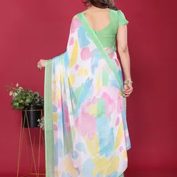 ROOP SUNDARI SAREES Colourblocked Half and Half Saree image 2