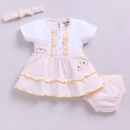 Smart Baby Floral Applique A-Line Dress-picture-14