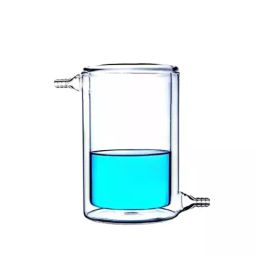 ABGIL Reaction Beaker or Dewar Flask Jacketed Double Walled 500 ml Transparent Borosilicate Glass, BKR-79-01-picture-48