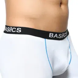 BASIICS by La Intimo Red & White Solid Trunks (Pack of 2) image 3