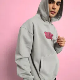 WEARDUDS Men Printed Hooded Pullover Sweatshirt image 4