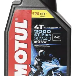 Motul 3000 4T Plus 20w40 Two wheeler engine oil 1L(Pr)-picture-28
