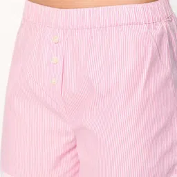 Bonkers Corner Women Pink Lace Trimmed Boxer Shorts image 4