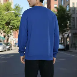 Moda Rapido Mens Printed Round Neck sweatshirt Regular Fit long sleeve image 3