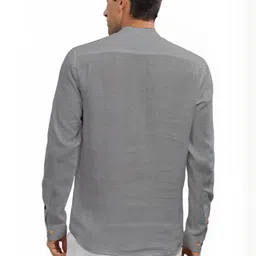 Edin Men Cotton Solid Kurtas image 4