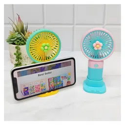 cozy vibes COZY VIBESMini USB Portable Handled Fan - 3 Speed Adjustable Fan USB Rechargeable, Quiet Operation, Battery Life, Ideal for Camping, Hiking, Office, Kitchen and Makeup- PACK OF 1- COLOR MAY VARY image 3