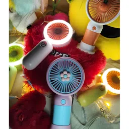 cozy vibes COZY VIBESMini USB Portable Handled Fan - 3 Speed Adjustable Fan USB Rechargeable, Quiet Operation, Battery Life, Ideal for Camping, Hiking, Office, Kitchen and Makeup- PACK OF 1- COLOR MAY VARY image 4