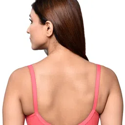 Inner Sense Organic Cotton Knit Pack Of 3 Solid & Floral Printed Antimicrobial Maternity Bras With Nursing Access - Multi Colour image 5