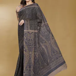 Rani Saahiba Floral Pure Cotton Block Print Saree image 2