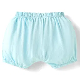 Babyhug Disney Interlock Knit Bloomers With Winnie The Pooh Print Pack Of 3 - Light Blue Pink & White image 5