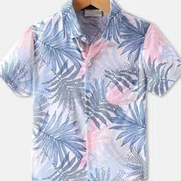 BAESD Boys Classic Floral Printed Casual Shirt image 3