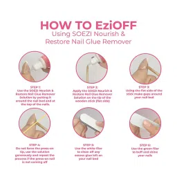 SOEZI Reusable Press On Nails Ready To Wear Kit - Snake Eyes image 4