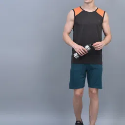 Force NXT Brown Regular Fit Gym Vest image 4