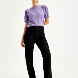 Levi's Black Slim Fit High Rise Jeans image 4