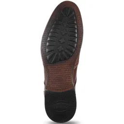 Metro Men's Tan Brogue Shoes image 4