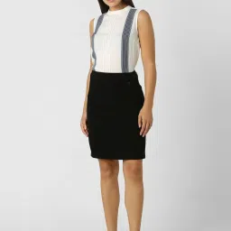Van Heusen White Striped Top image 4