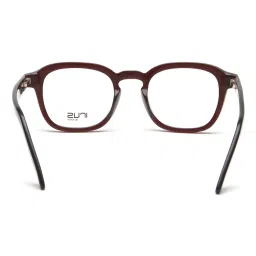 Irus Maroon Square Eye Frames for Men image 4