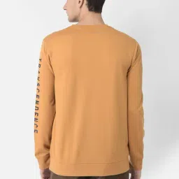 Crimsoune Club Mustard Regular Fit Printed Sweatshirt image 2