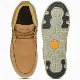 Woodland Men's Camel Derby Shoes image 4