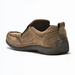 Woodland Men's Khaki Casual Loafers image 4