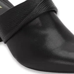 Allen Solly Women's Black Mule Shoes image 4