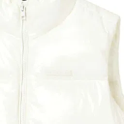 TOMMY HILFIGER Ancient White Solid Relaxed Fit Jacket image 4