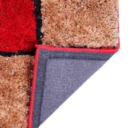 Romee Red Polyester Checks Runners image 4