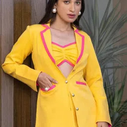 binfinite Yellow Sunshine Viva Blazer & Bralette image 4