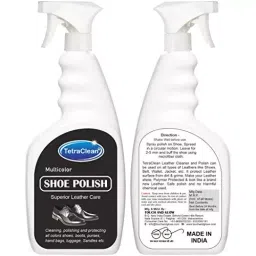 TetraClean Shoe Polish Spray 500 ml for Leather, Nubuck, Synthetic Leather image 3
