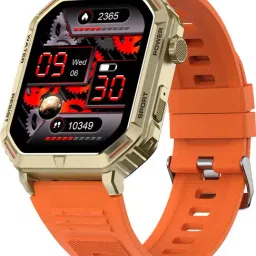 Fire-Boltt Commando BT Calling Smartwatch with 1.95 AMOLED Display & 123 Sports Modes (Orange)-image-47