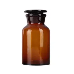 ABGIL Reagent Bottle Wide Mouth with Interchangeable Stopper 250 ml Amber Borosilicate Glass, BTL-AC-85-04-picture-38