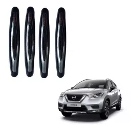SPREADX Plastic Car Compact Black Colour Elegant Door Guard Protection Universal Type Suitable for Nissan Kicks (Set of 4 Pcs)-picture-12