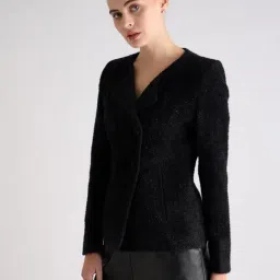 Centrestage Black Solid Jacket image 3